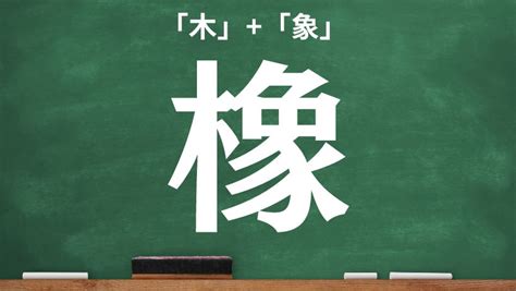 木 象|木へんに象で「橡」の読み方とは？使い方など簡単に解釈 